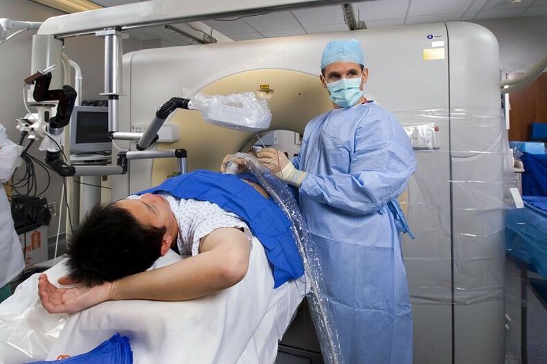 Die MRT der Beckenorgane ist eine der Methoden zur Diagnose einer chronischen Prostatitis