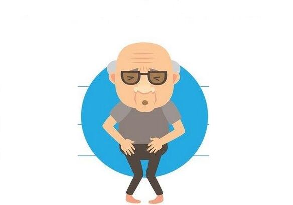 Anzeichen einer Prostatitis